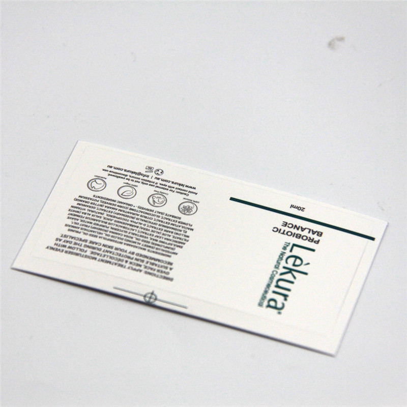 Etiqueta ampolla de xampú CCPPT052
